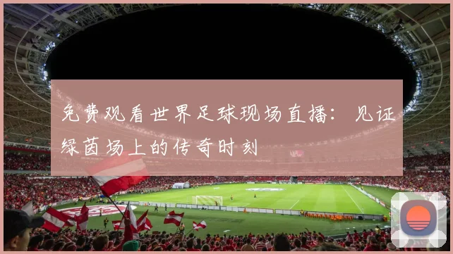 免费观看世界足球现场直播：见证绿茵场上的传奇时刻